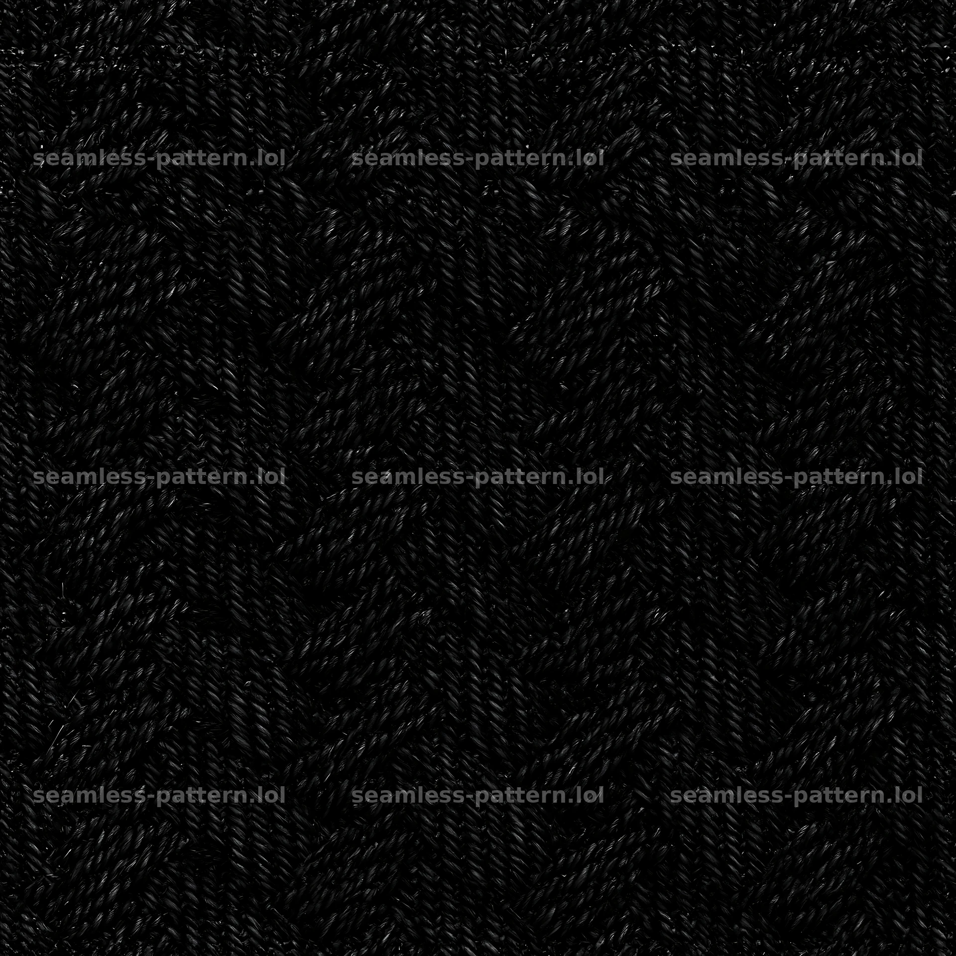 Seamless black jeans fabric pattern with texture and detail — seamless tileable pattern