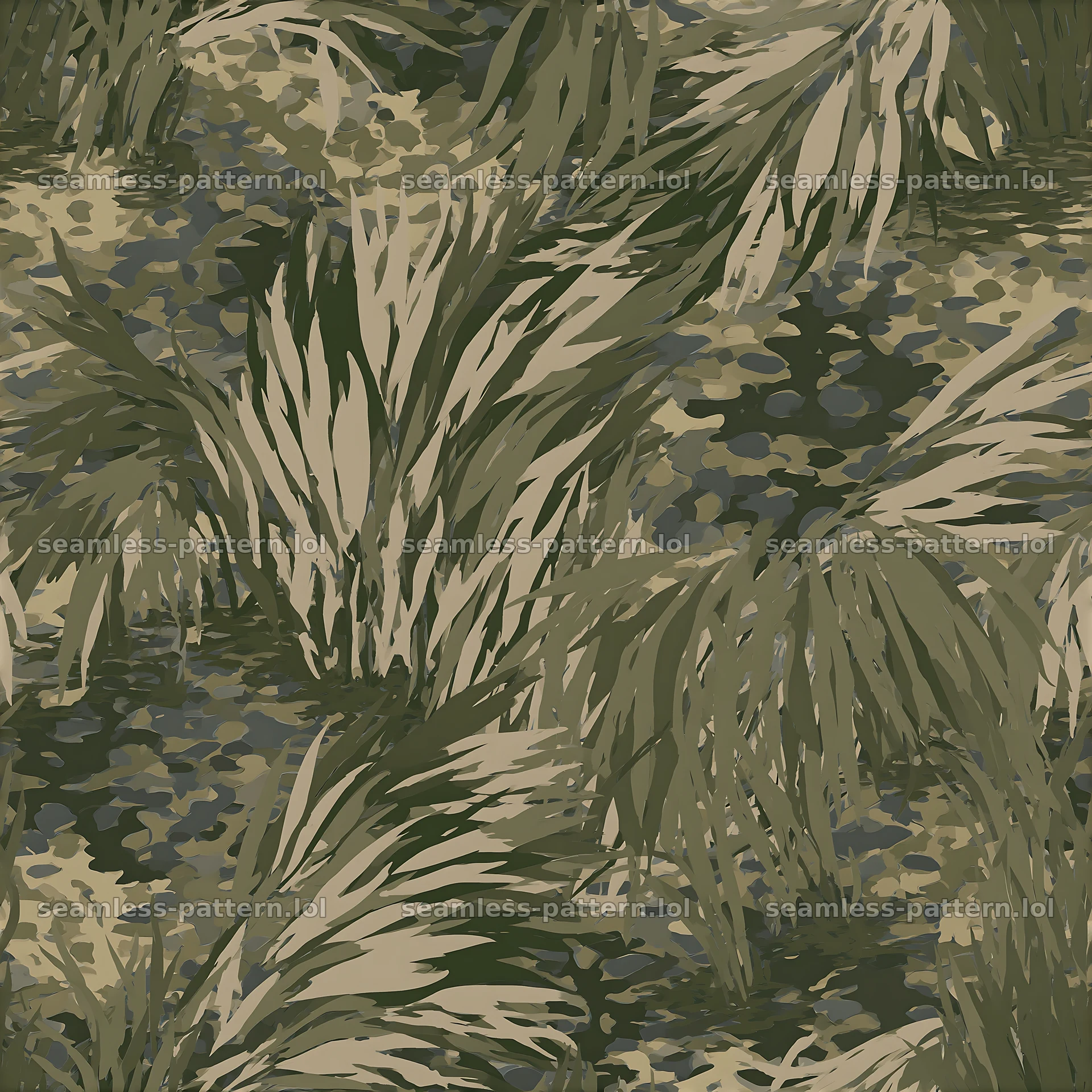 Seamless camouflage pattern for tactical uniforms and equipment — seamless tileable pattern at 8192x8192