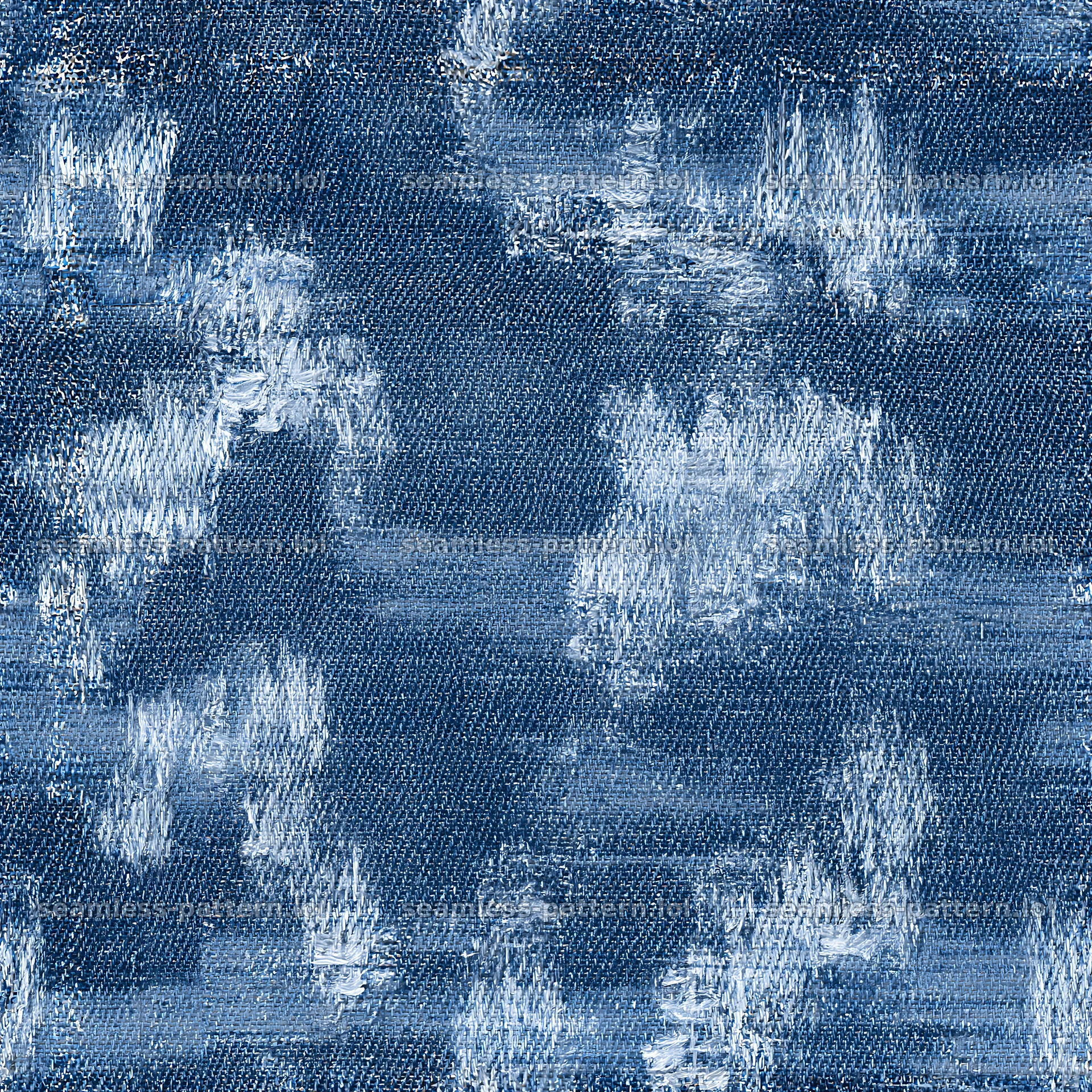 Seamless distressed denim pattern suitable for fabric and wallpaper — seamless tileable pattern