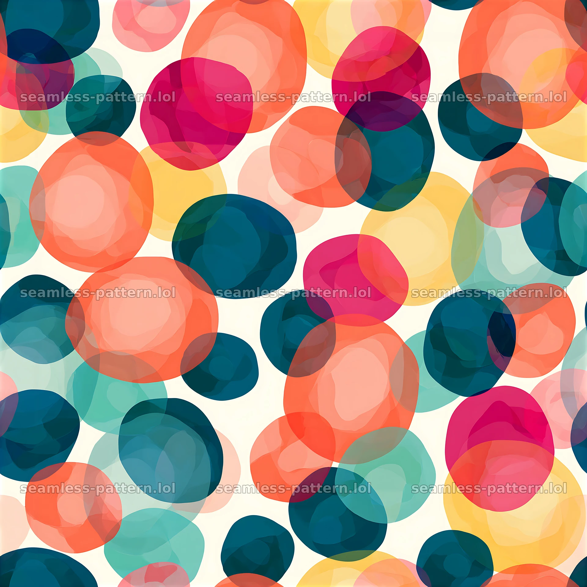 Colorful irregular spots seamless pattern fills the area with hues — seamless tileable pattern at 8192x8192