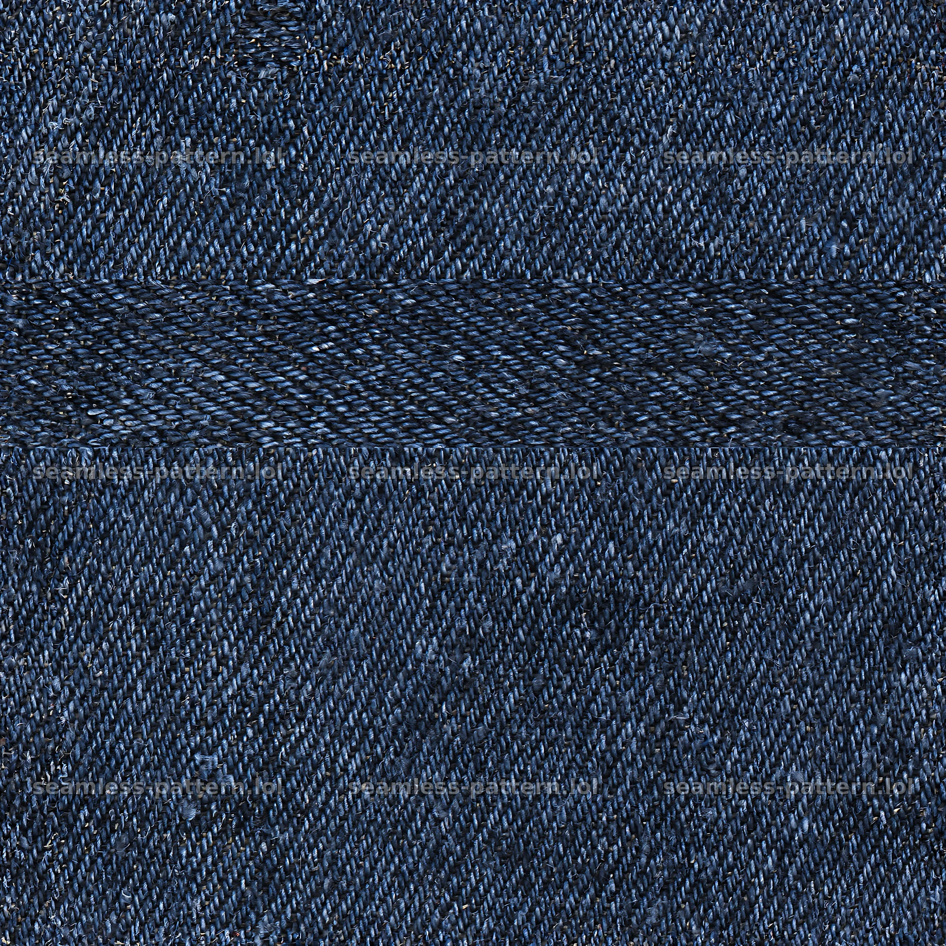 Seamless dark wash denim texture for fabric and wallpaper — seamless tileable pattern