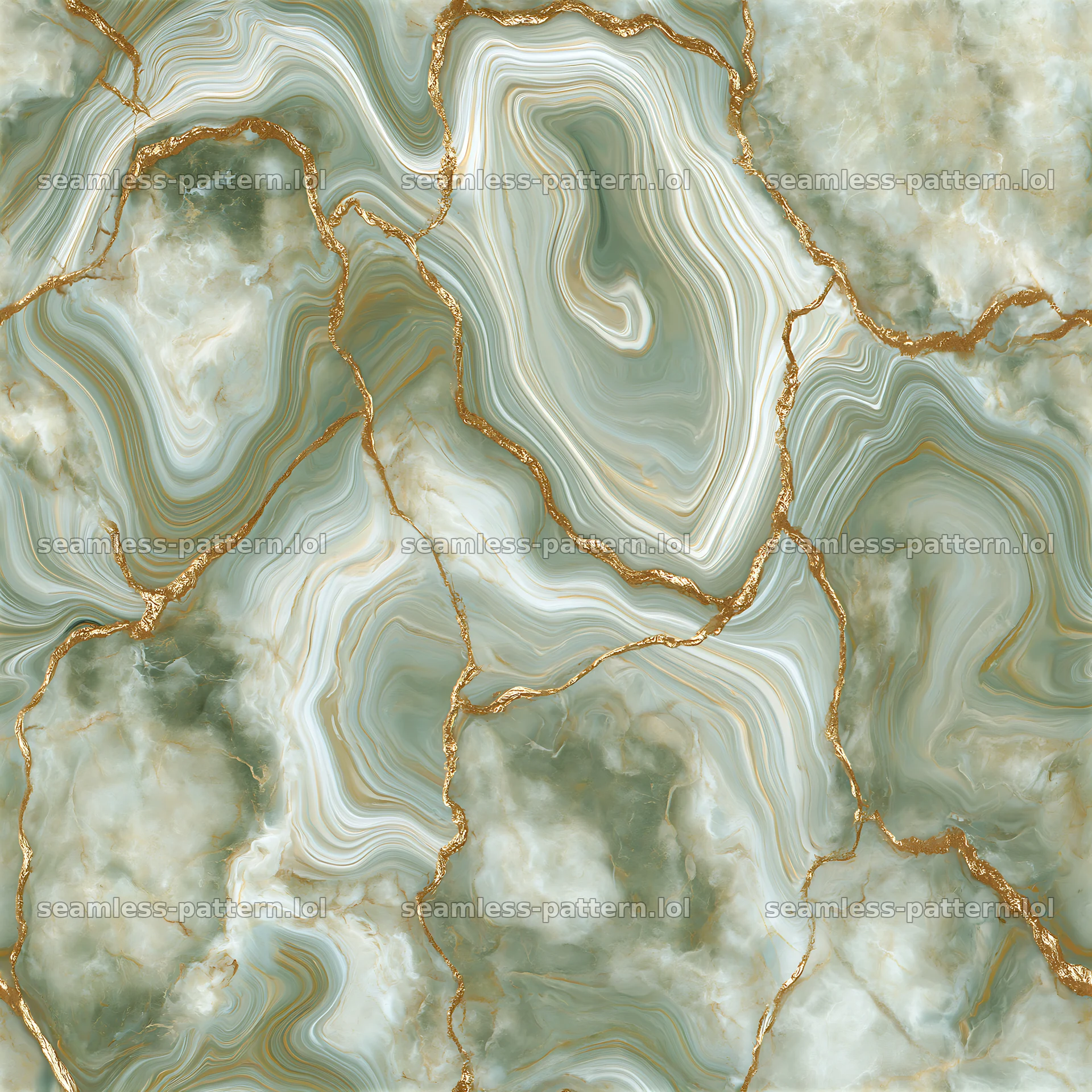 Seamless polished marble texture with gold veins seamless pattern — seamless tileable pattern at 8192x8192
