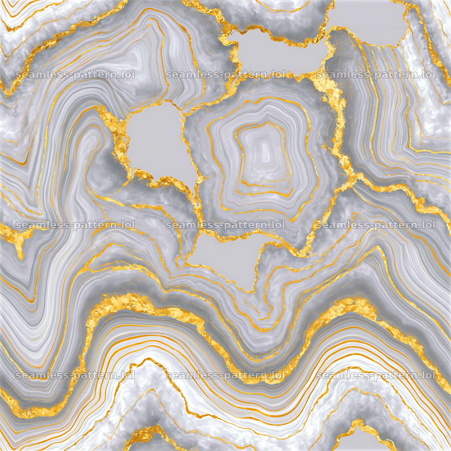 Seamless marble pattern with gold veins for fabric — seamless tileable pattern at 8192x8192
