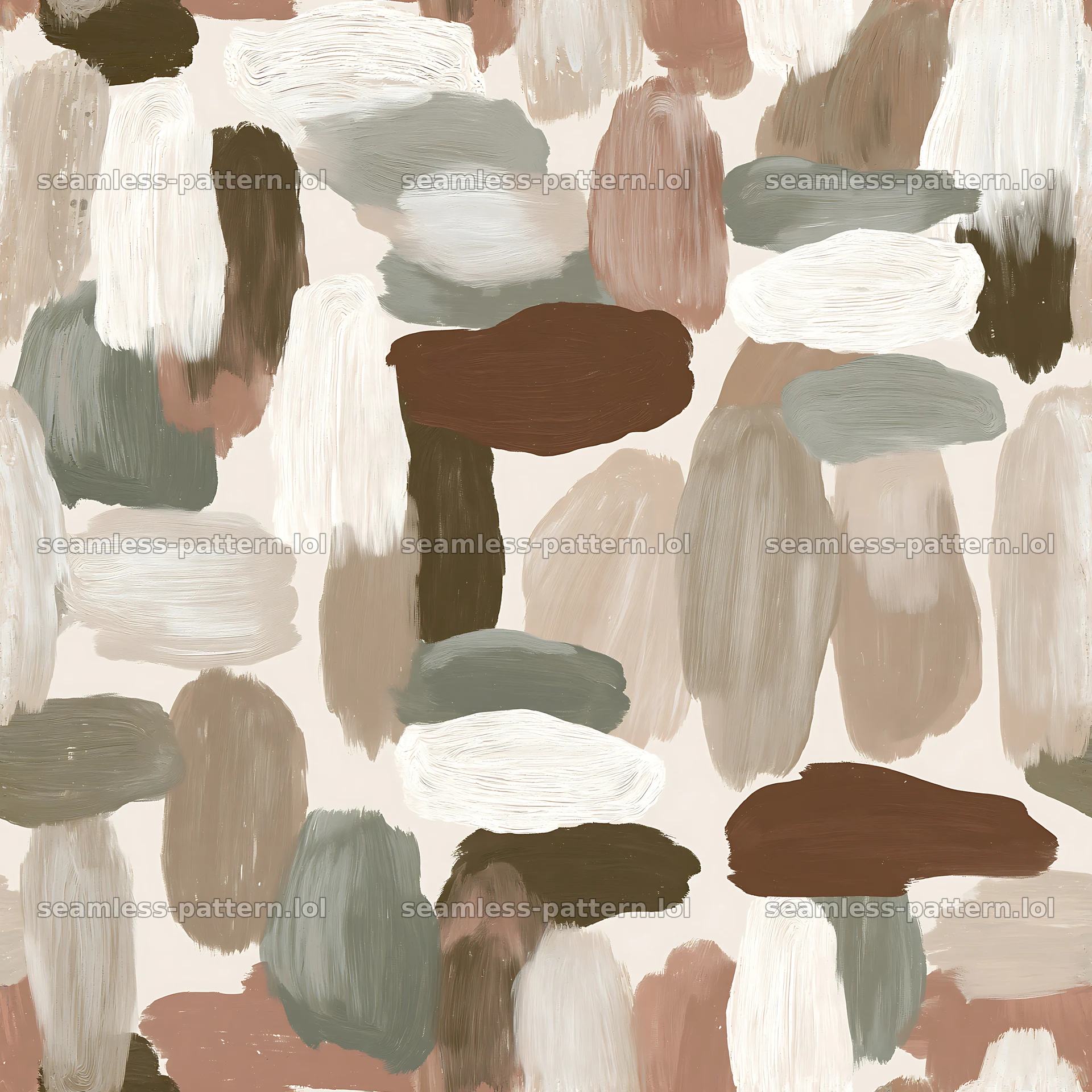 Seamless beige camouflage brushstroke pattern for textiles — seamless tileable pattern