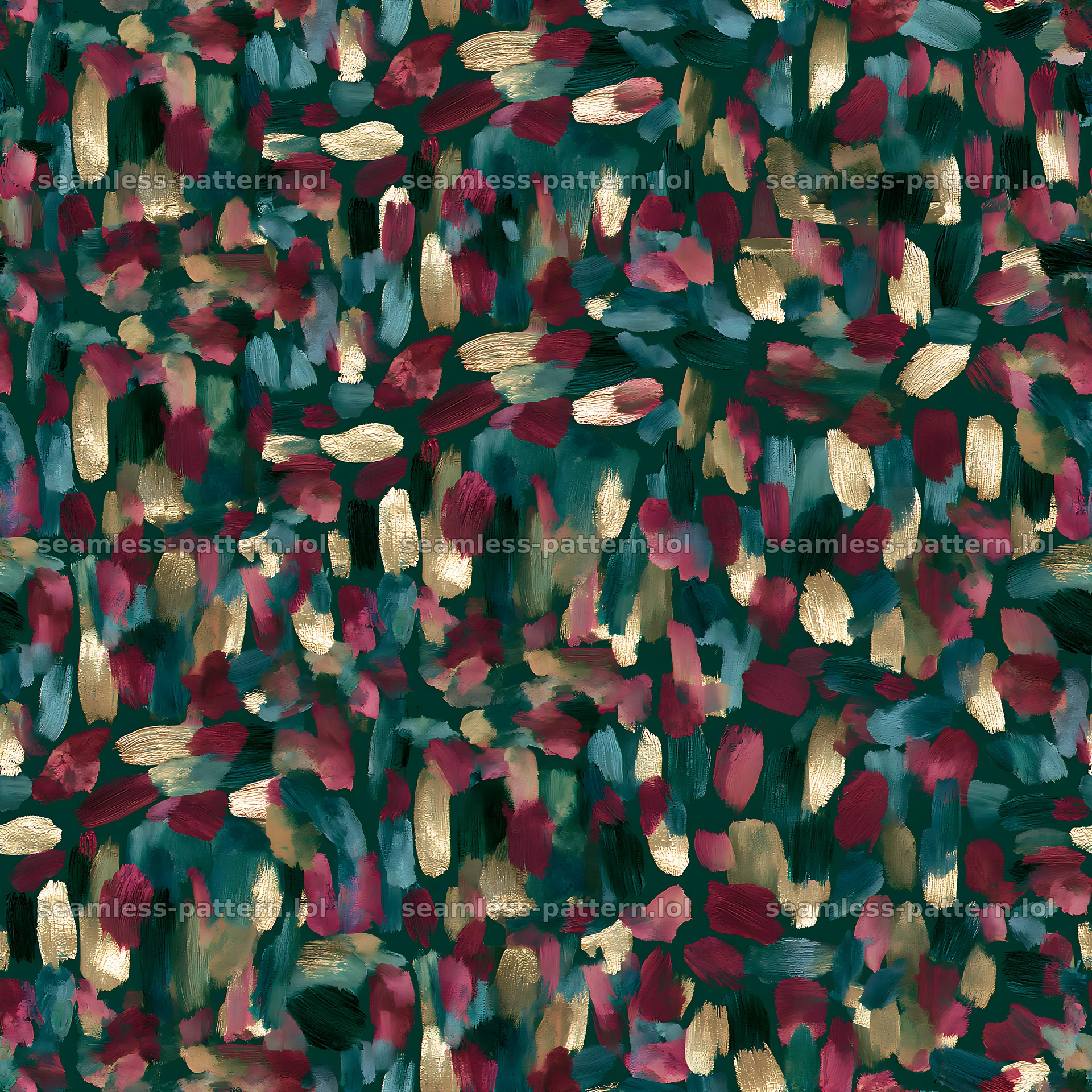 Seamless watercolor camouflage brushstroke pattern for textiles — seamless tileable pattern