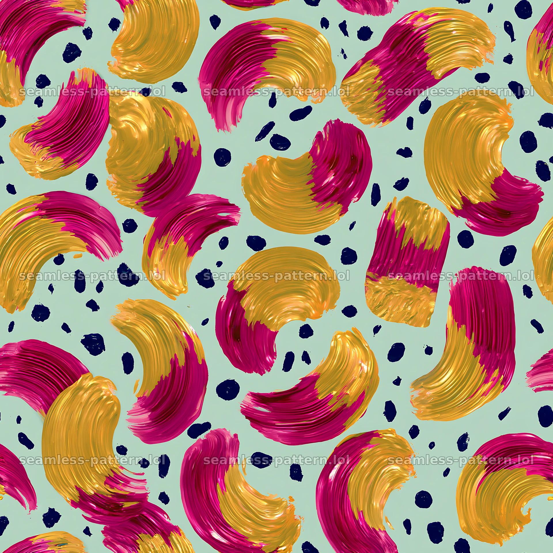 High contrast seamless acrylic brushstroke pattern for textiles — seamless tileable pattern