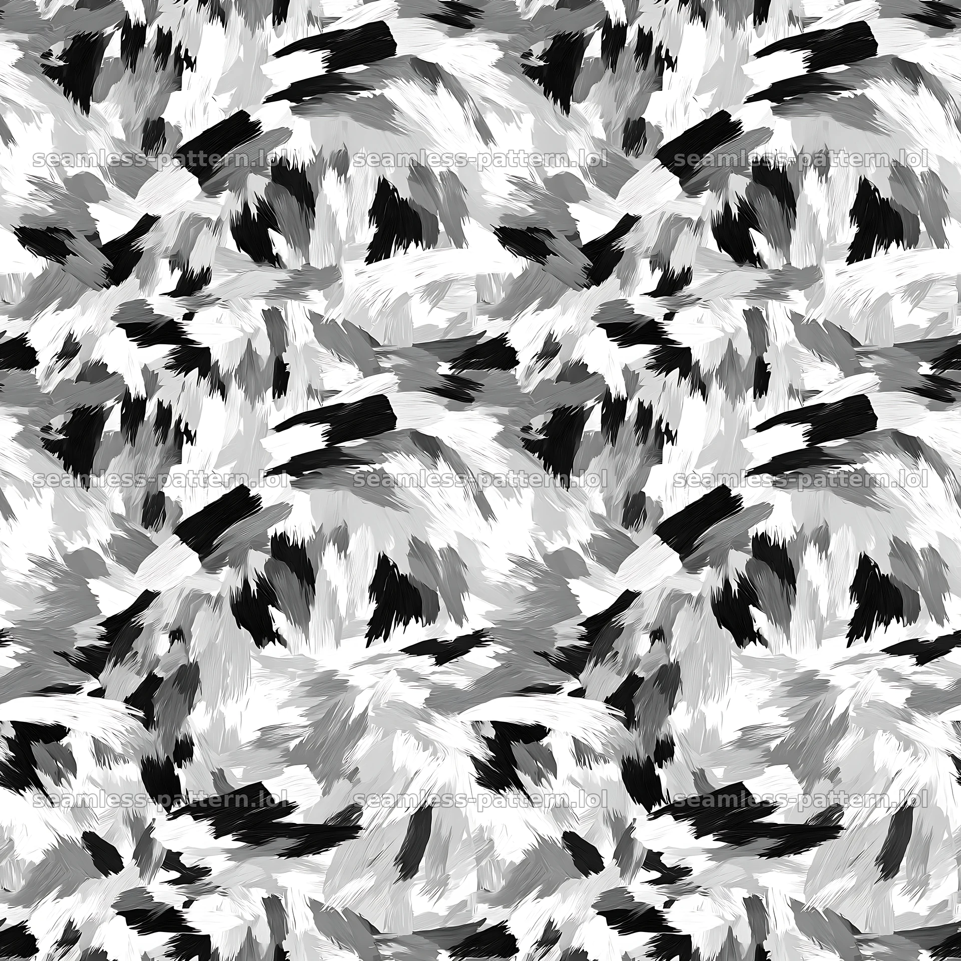 Seamless arctic camouflage brushstroke pattern design — seamless tileable pattern