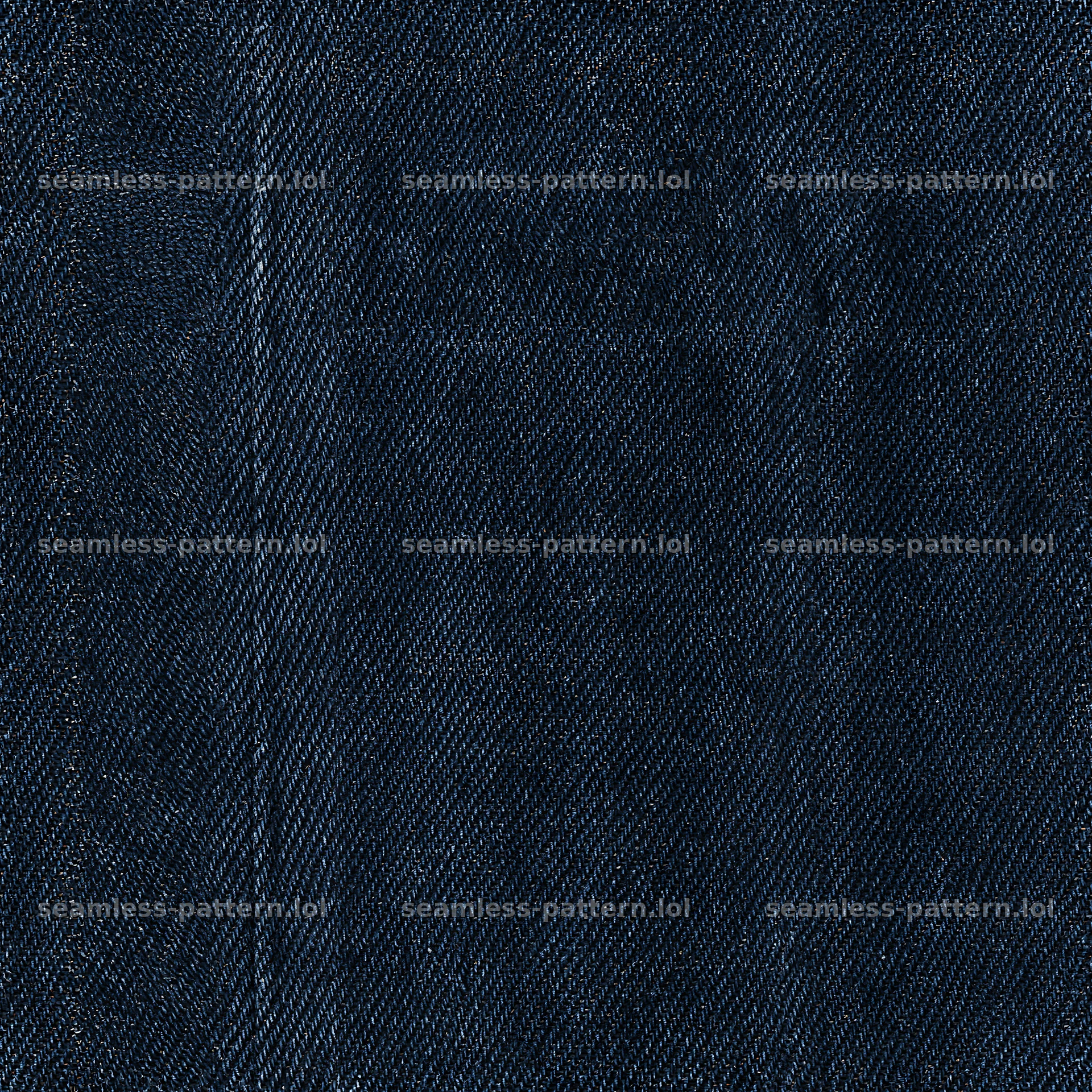 Seamless dark wash denim texture for fabric and wallpaper design — seamless tileable pattern
