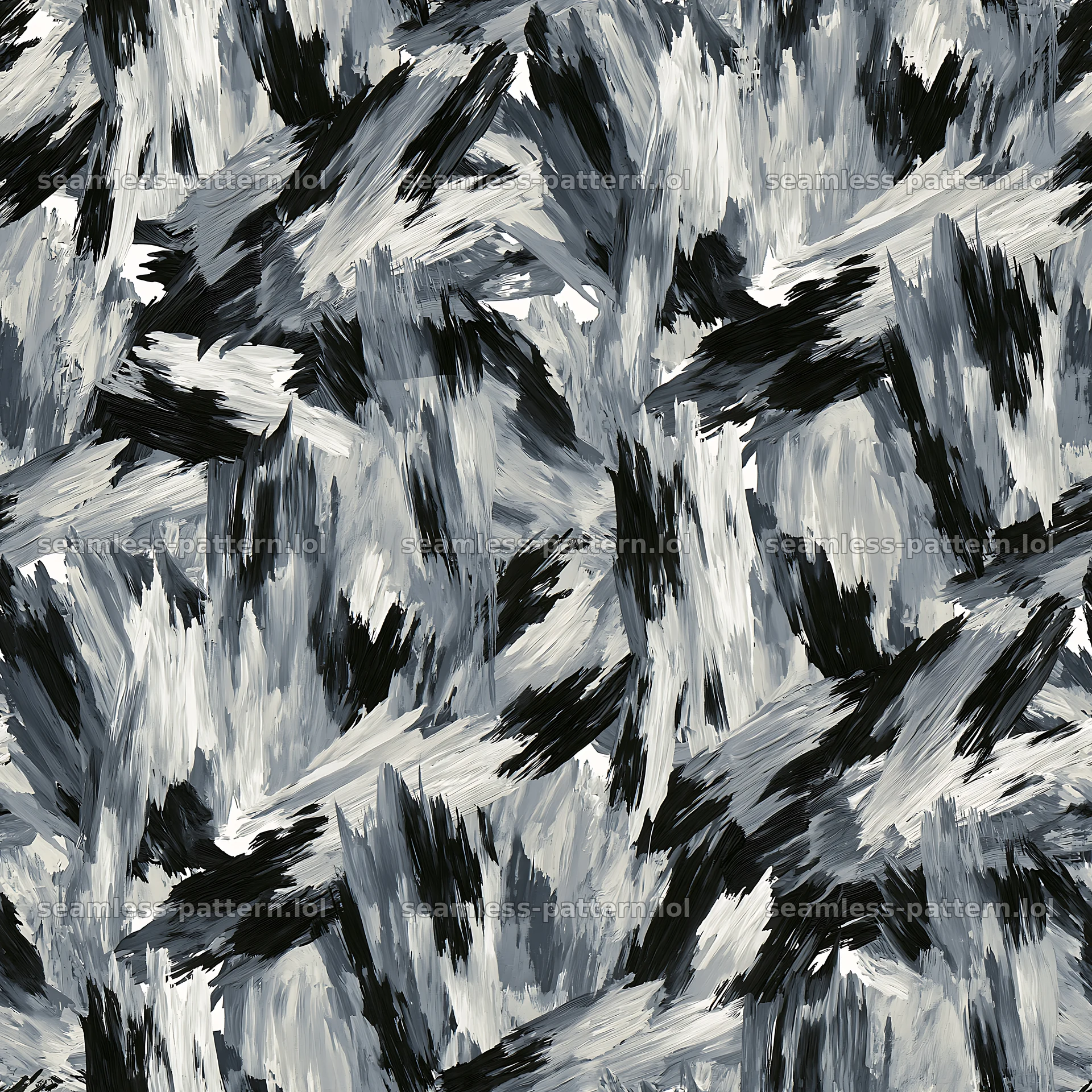 Seamless gray camouflage brushstroke pattern for various uses — seamless tileable pattern