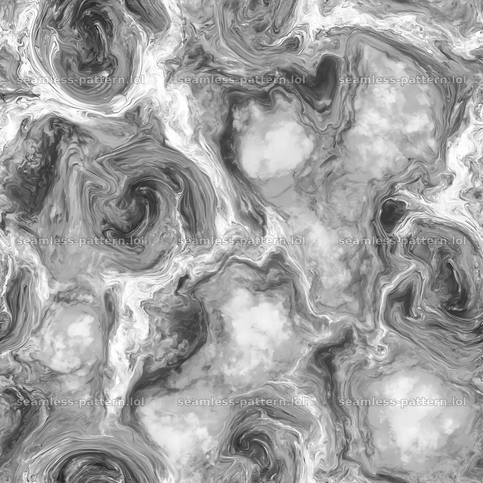Elegant monochrome marble seamless pattern for notebook stationery — seamless tileable pattern