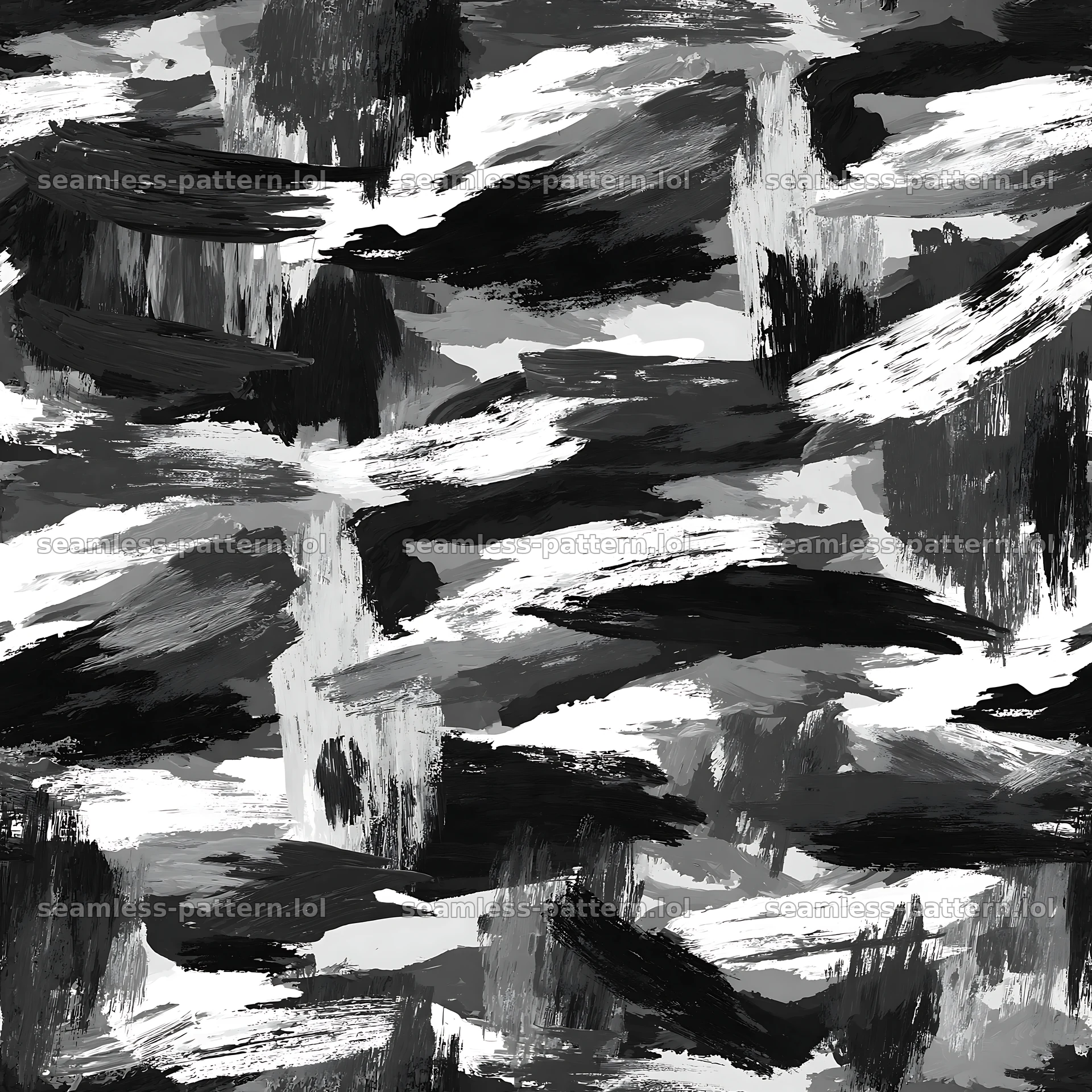 Seamless olive camouflage brushstroke pattern — seamless tileable pattern