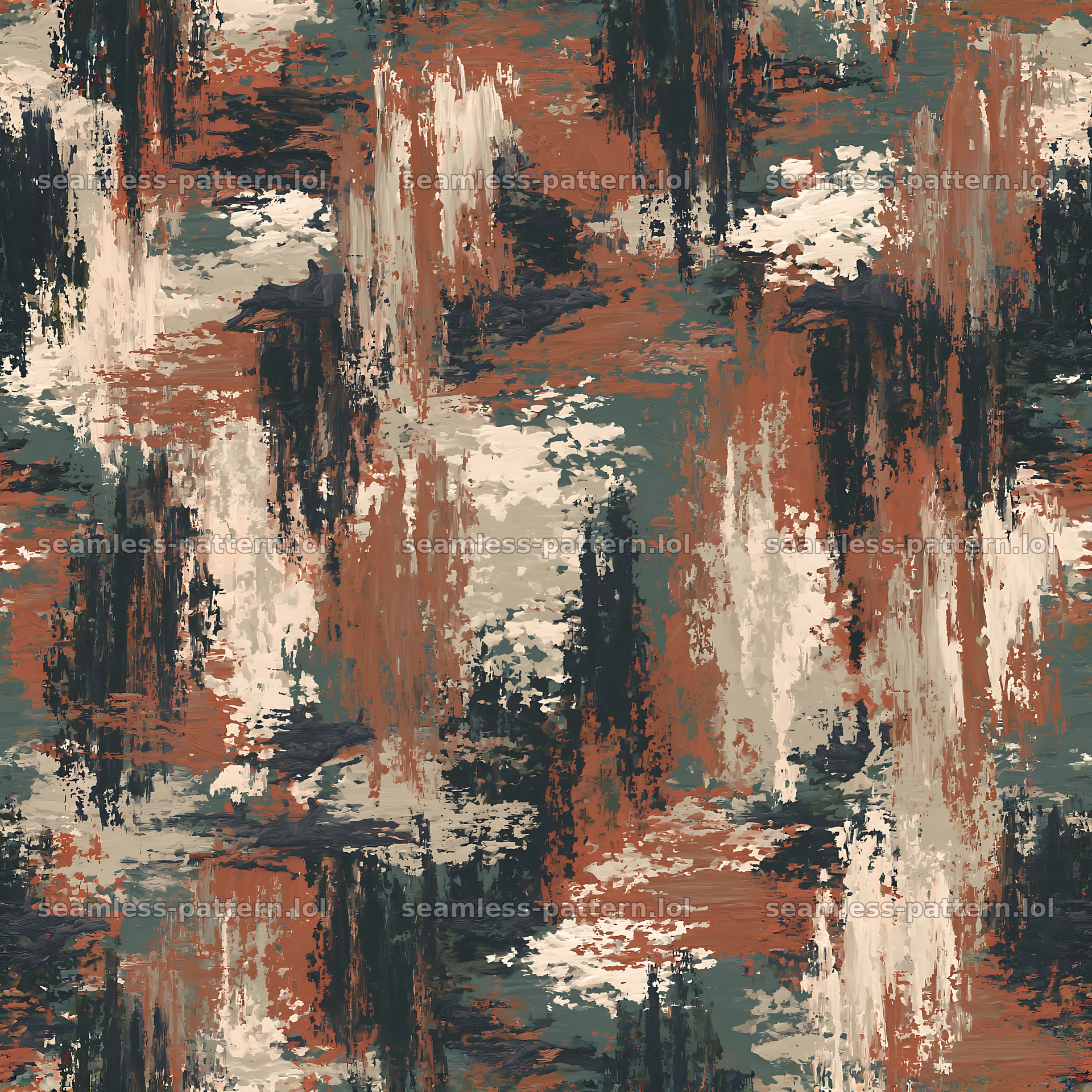 Seamless urban camouflage brushstroke pattern for fabric — seamless tileable pattern