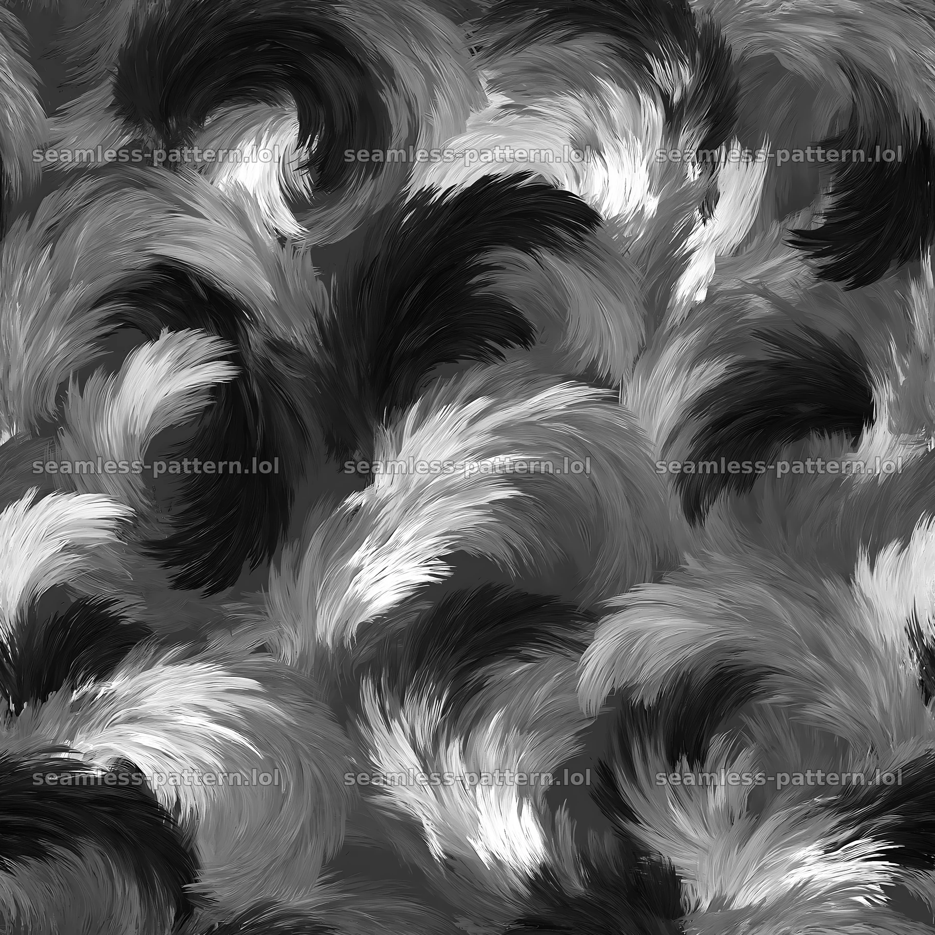 Seamless woodland camouflage brushstroke pattern — seamless tileable pattern