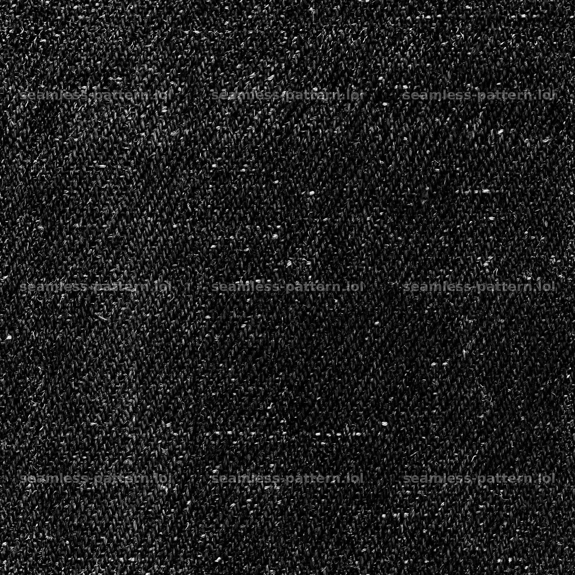 Seamless stretch denim texture pattern in black — seamless tileable pattern