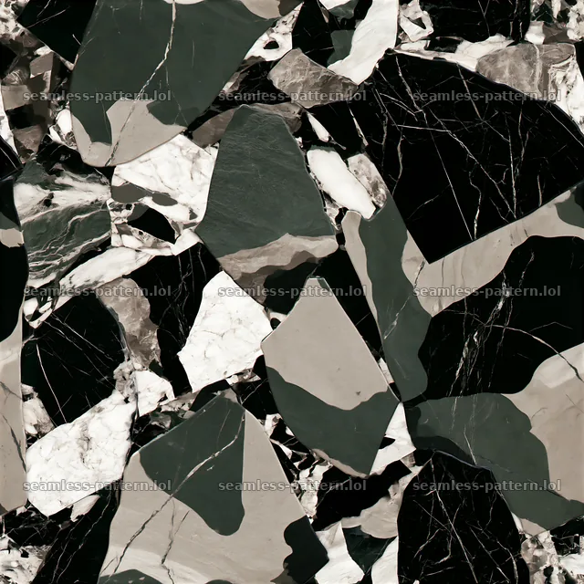 Seamless camouflage marble pattern with bold colors and shapes — seamless tileable pattern