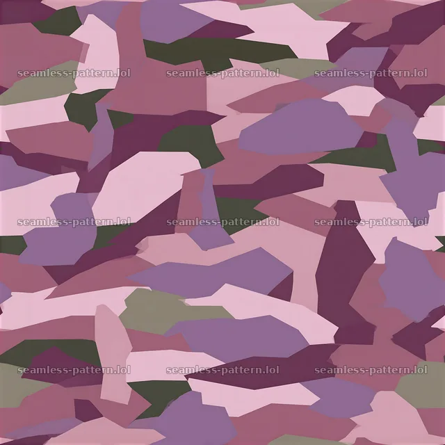 Purple fabric camouflage repeat pattern in abstract shapes — seamless tileable pattern