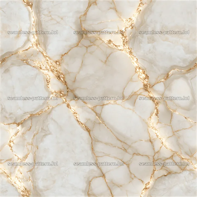 Seamless refined marble texture with gold veins in elegant pattern — seamless tileable pattern