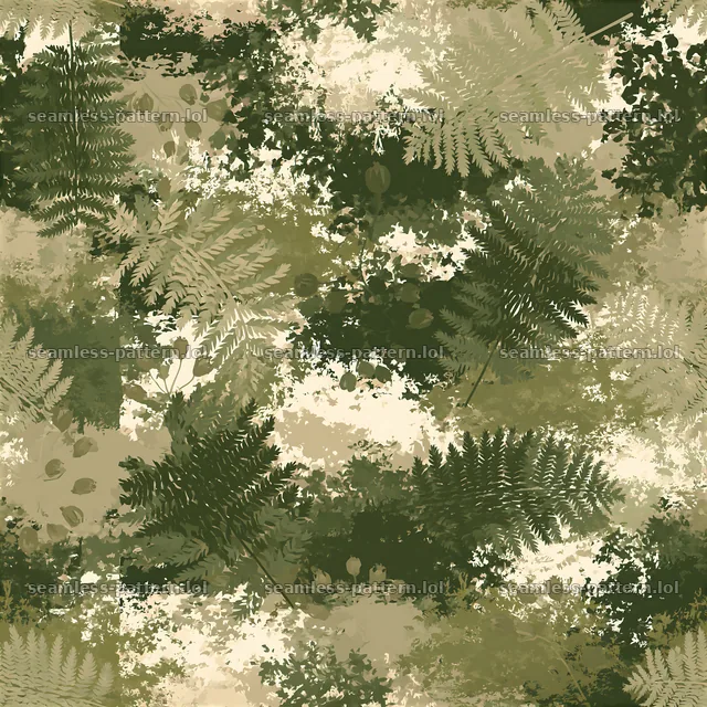 Tileable pattern with camouflage for packaging — seamless tileable pattern