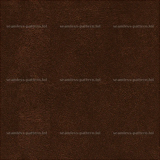 Seamless rustic leather texture in deep brown color — seamless tileable pattern