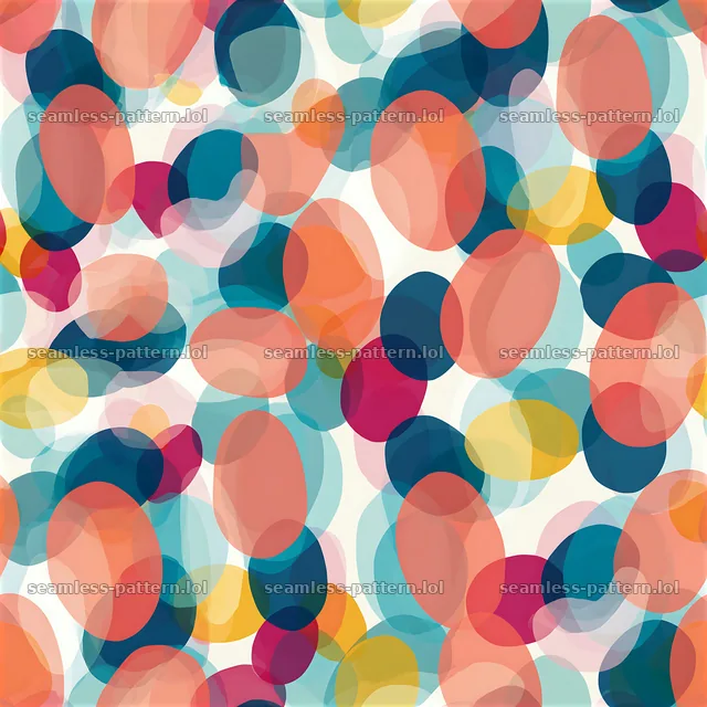 Colorful irregular spots seamless pattern with organic shapes — seamless tileable pattern