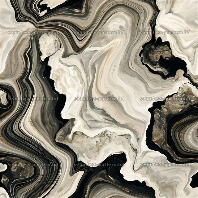 Hand-painted marble tileable pattern with swirling designs — seamless tileable pattern