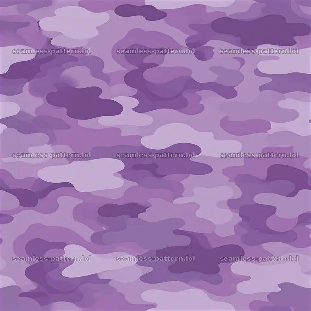 Purple monochrome camouflage repeat pattern for various uses — seamless tileable pattern