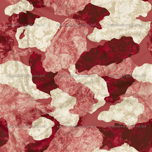 Red marbled camouflage seamless pattern in earthy tones — seamless tileable pattern