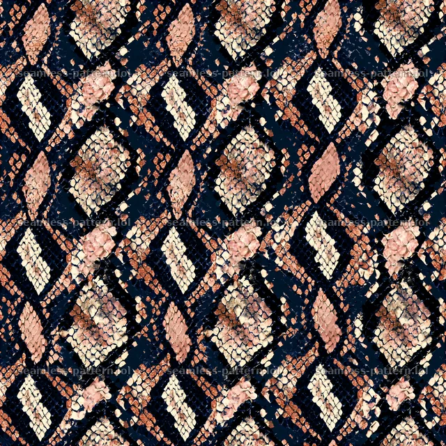Seamless reptile fashion repeat pattern in natural colors — seamless tileable pattern